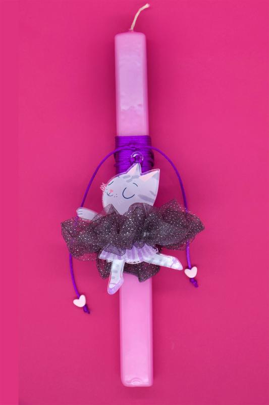 Tutu Kitty Easter Candle